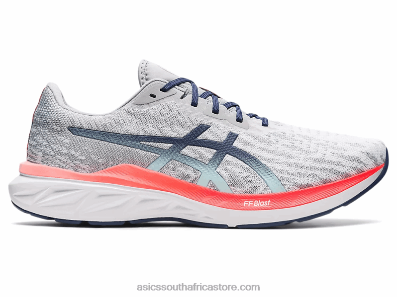 Men Asics Dynablast 2 LH4X01441 Glacier Grey/Thunder Blue