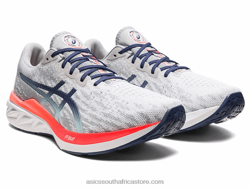 Men Asics Dynablast 2 LH4X01441 Glacier Grey/Thunder Blue