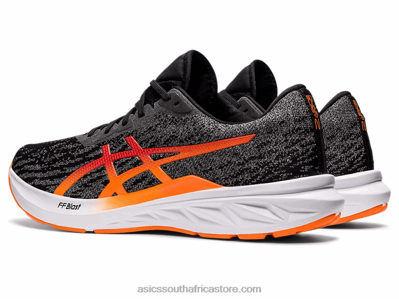 Men Asics Dynablast 2 LH4X01486 Black/Shocking Orange