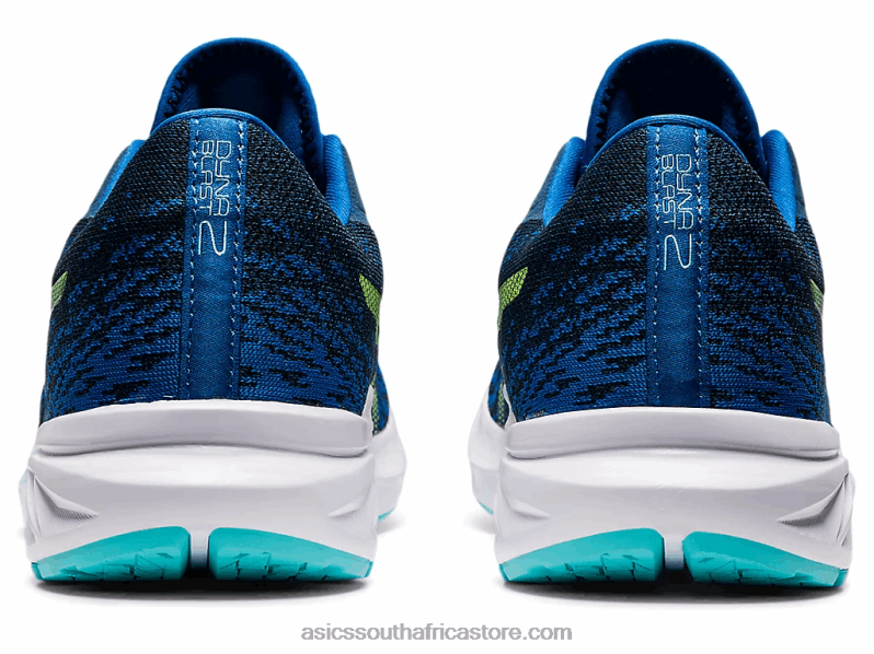 Men Asics Dynablast 2 LH4X01492 Lake Drive/Hazard Green