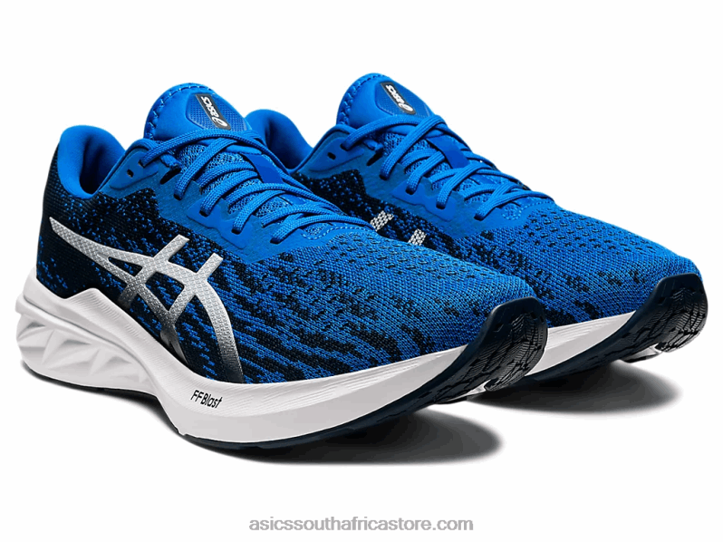 Men Asics Dynablast 2 LH4X01723 Electric Blue/White