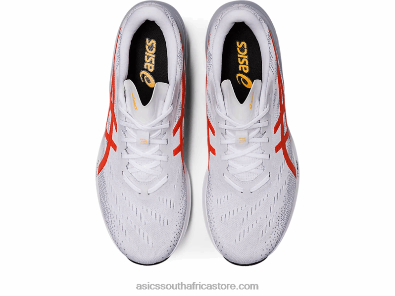 Men Asics Dynablast 3 LH4X0792 White/Cherry Tomato