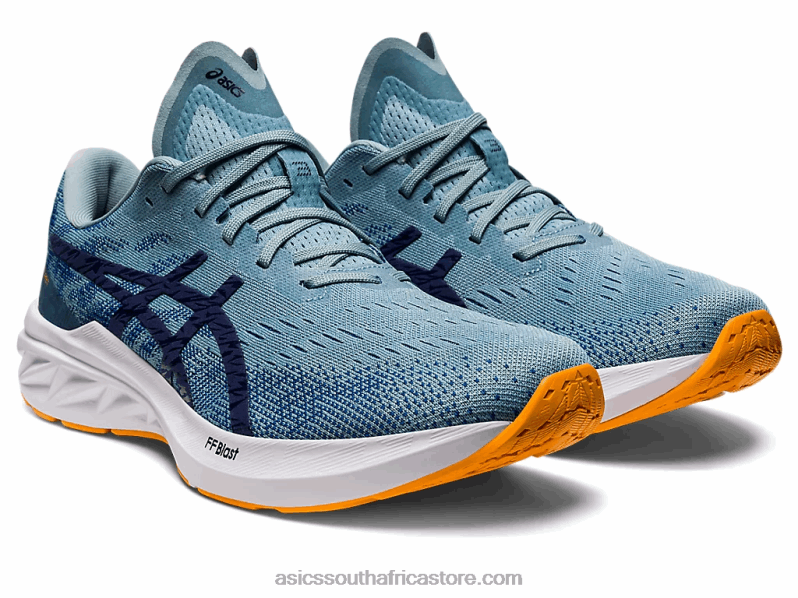 Men Asics Dynablast 3 LH4X0799 Light Steel/Deep Ocean