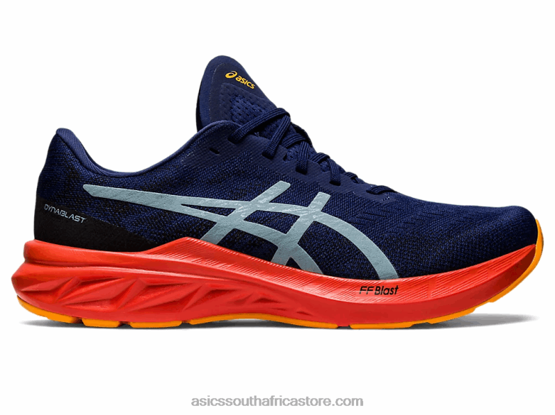 Men Asics Dynablast 3 LH4X0821 Deep Ocean/Light Steel