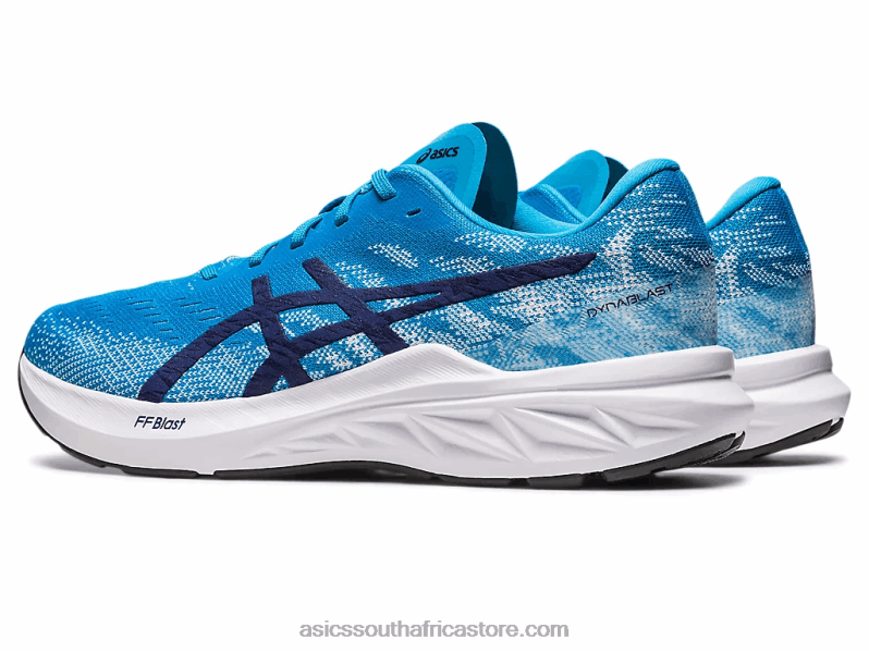 Men Asics Dynablast 3 LH4X088 Island Blue/Indigo Blue