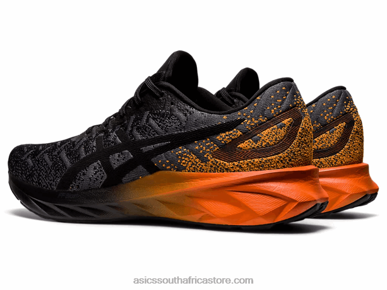 Men Asics Dynablast LH4X02002 Black/Marigold Orange