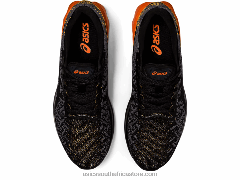 Men Asics Dynablast LH4X02002 Black/Marigold Orange