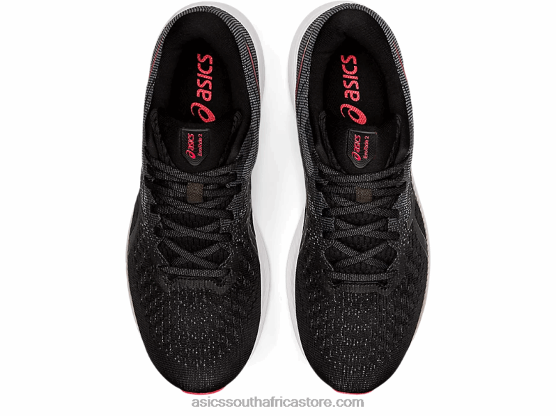 Men Asics Evoride 2 LH4X01781 Black/Electric Red