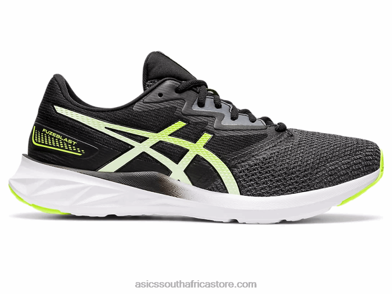 Men Asics Fuzeblast LH4X01574 Carrier Grey/Hazard Green