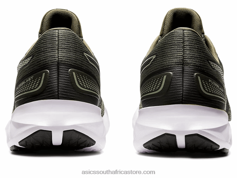 Men Asics Fuzeblast LH4X01578 Olive Canvas/Black