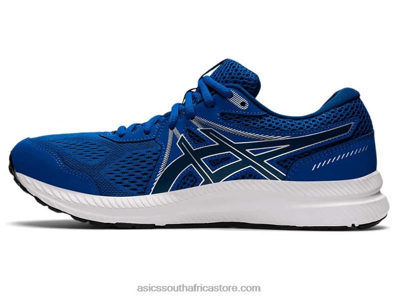 Men Asics Gel-Contend 7 LH4X01536 Lake Drive/Mako Blue