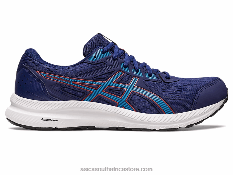 Men Asics Gel-Contend 8 LH4X0419 Indigo Blue/Island Blue