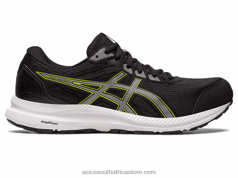 Men Asics Gel-Contend 8 LH4X0458 Black/Pure Silver