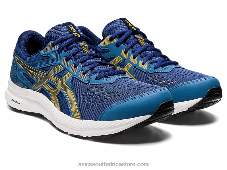 Men Asics Gel-Contend 8 LH4X0674 Azure/Amber