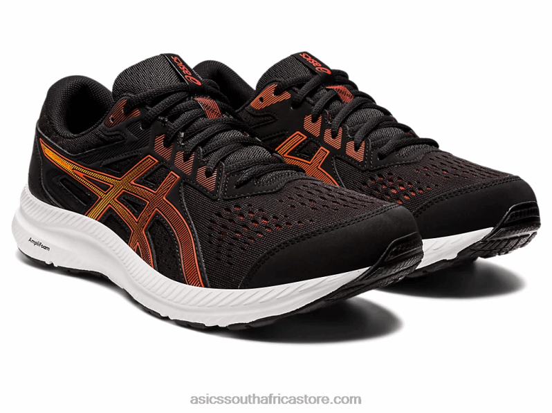 Men Asics Gel-Contend 8 LH4X0722 Black/Cherry Tomato