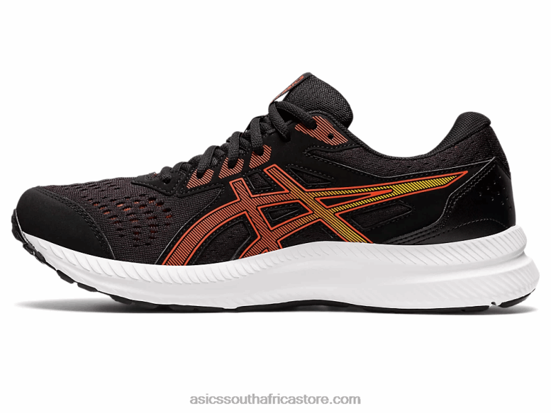 Men Asics Gel-Contend 8 LH4X0722 Black/Cherry Tomato