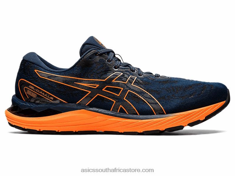 Men Asics Gel-Cumulus 23 LH4X01590 French Blue/Shocking Orange
