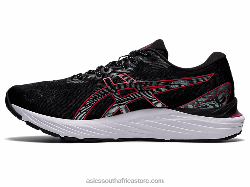 Men Asics Gel-Cumulus 23 LH4X01853 Black/Electric Red
