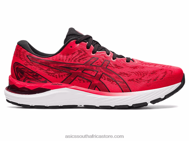 Men Asics Gel-Cumulus 23 LH4X01856 Electric Red/Black