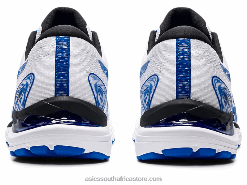 Men Asics Gel-Cumulus 23 LH4X0565 White/Tuna Blue