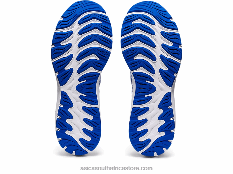 Men Asics Gel-Cumulus 23 LH4X0565 White/Tuna Blue