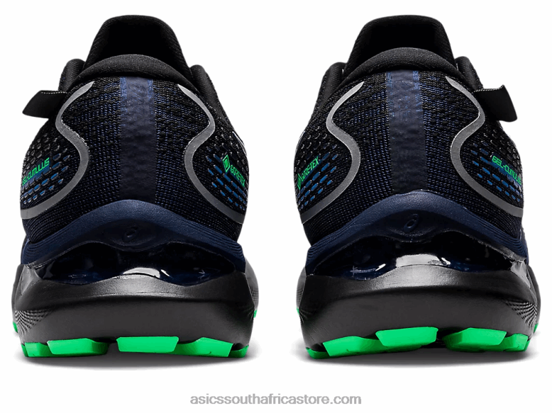 Men Asics Gel-Cumulus 24 Gtx LH4X0589 Black/Blue Coast