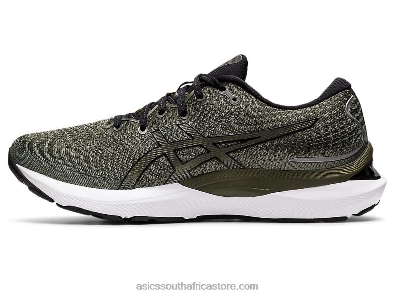 Men Asics Gel-Cumulus 24 LH4X01314 Olive Canvas/Black