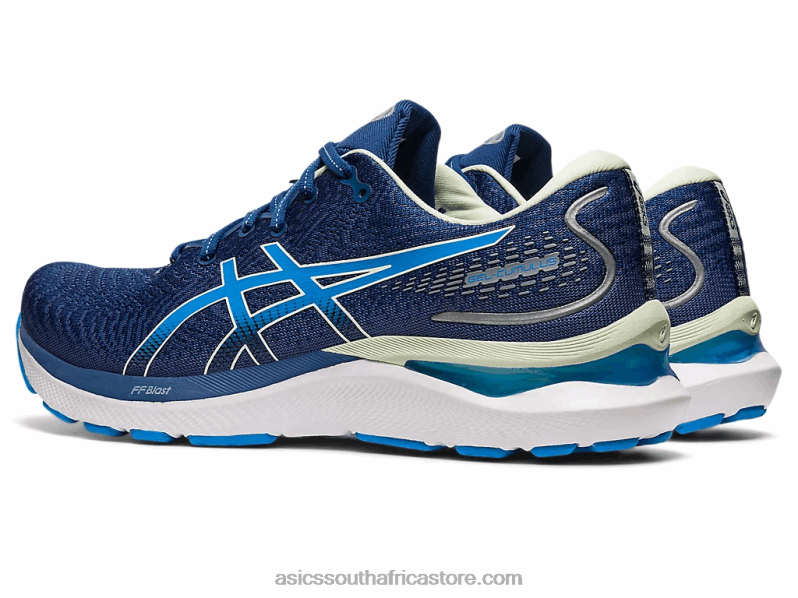 Men Asics Gel-Cumulus 24 LH4X0153 Midnight Blue/Azul Blue