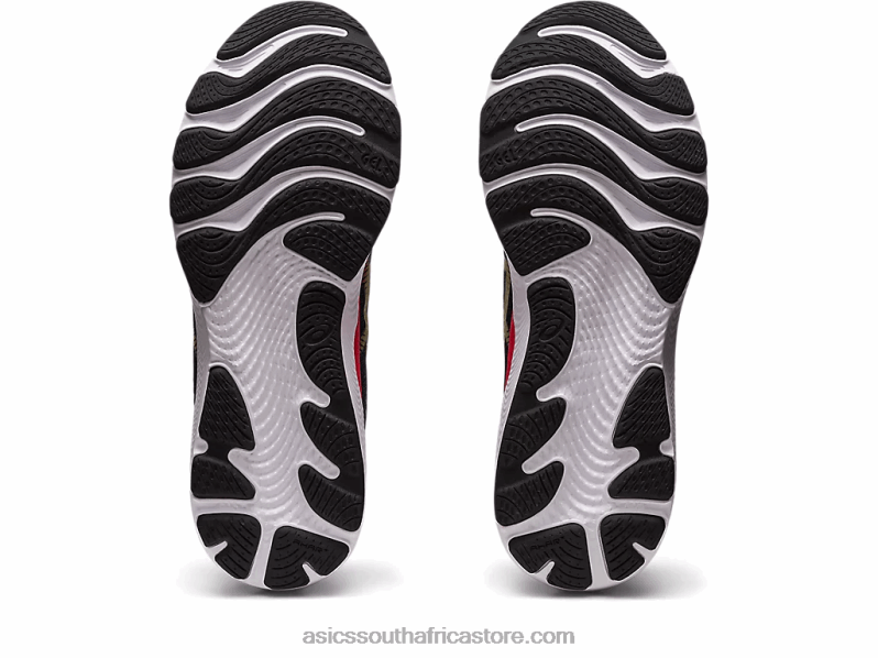 Men Asics Gel-Cumulus 24 LH4X0382 Black/Olive Oil