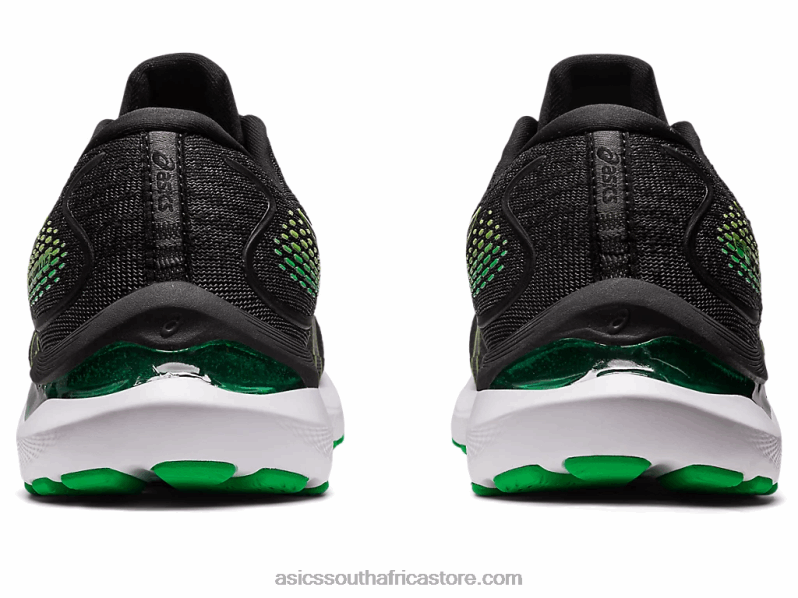 Men Asics Gel-Cumulus 24 LH4X0422 Black/Lime Zest