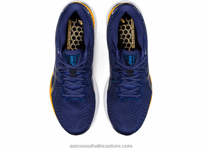 Men Asics Gel-Cumulus 24 LH4X0824 Deep Ocean/Amber