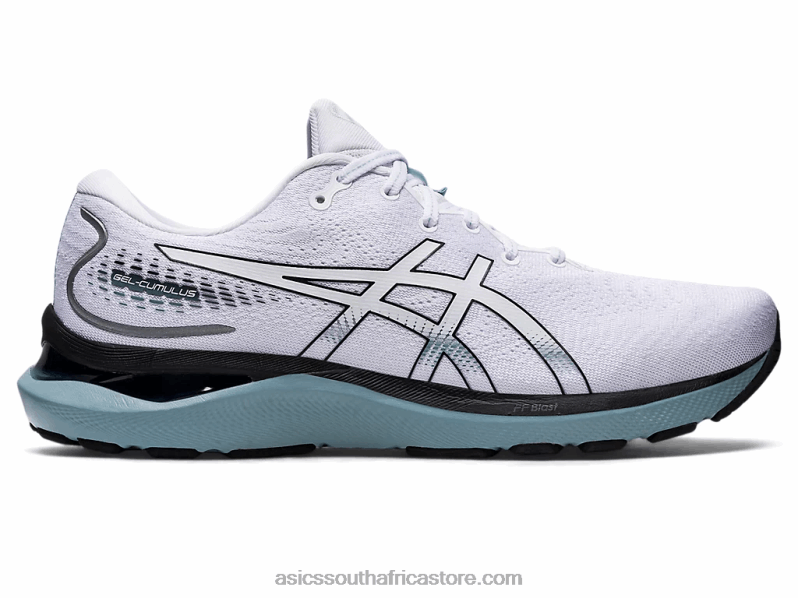 Men Asics Gel-Cumulus 24 LH4X0909 White/Black