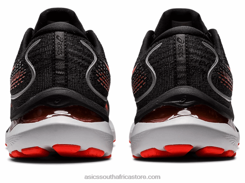 Men Asics Gel-Cumulus 24 LH4X0919 Black/Cherry Tomato