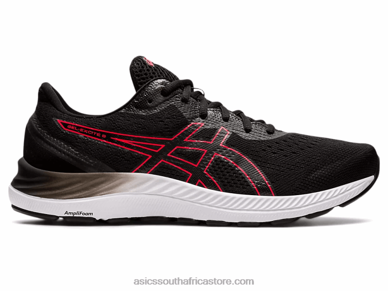 Men Asics Gel-Excite 8 LH4X01696 Black/Electric Red