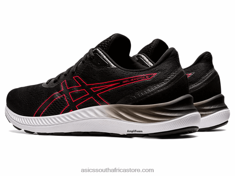 Men Asics Gel-Excite 8 LH4X01696 Black/Electric Red
