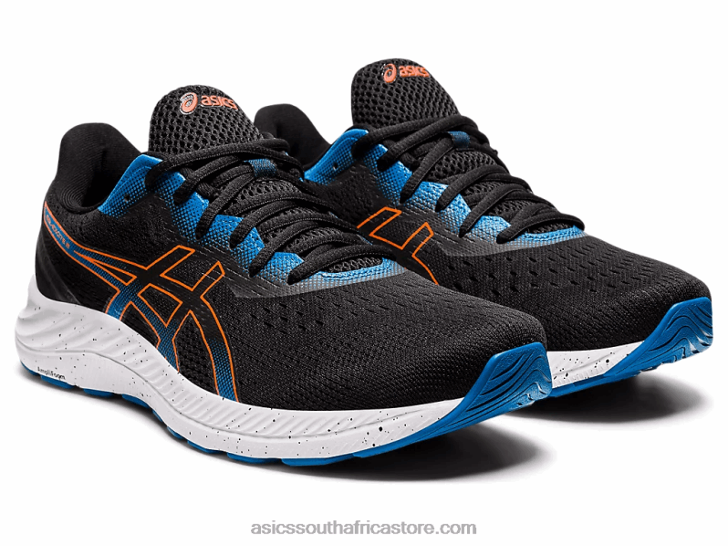 Men Asics Gel-Excite 8 LH4X01938 Black/Marigold Orange