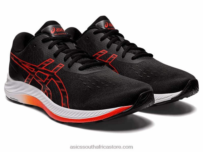 Men Asics Gel-Excite 9 LH4X01031 Black/Cherry Tomato