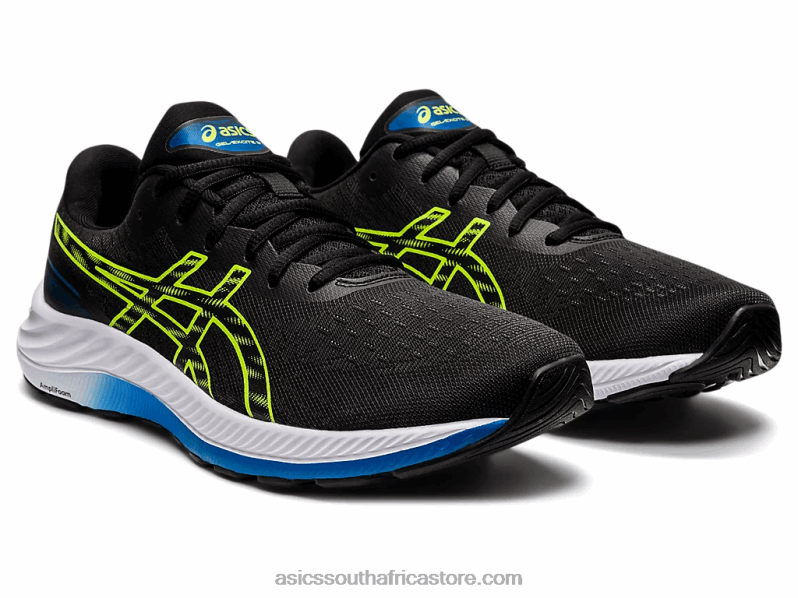 Men Asics Gel-Excite 9 LH4X01319 Black/Hazard Green