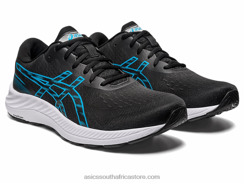 Men Asics Gel-Excite 9 LH4X0428 Black/Island Blue