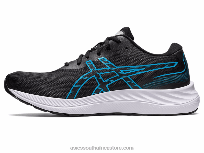 Men Asics Gel-Excite 9 LH4X0428 Black/Island Blue