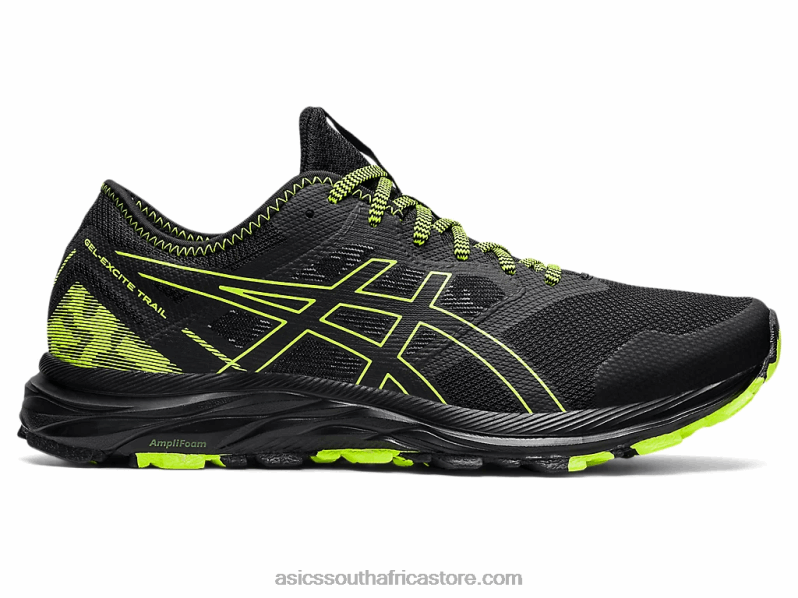 Men Asics Gel-Excite Trail LH4X01582 Black/Hazard Green