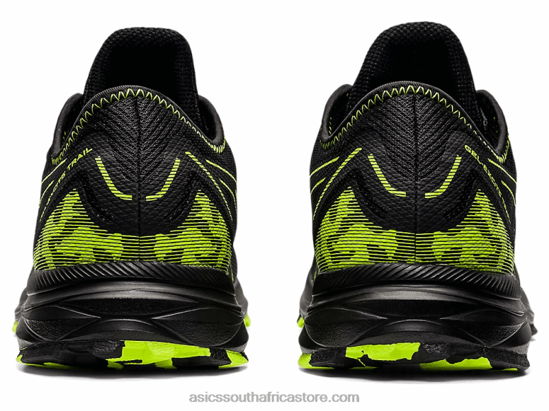 Men Asics Gel-Excite Trail LH4X01582 Black/Hazard Green