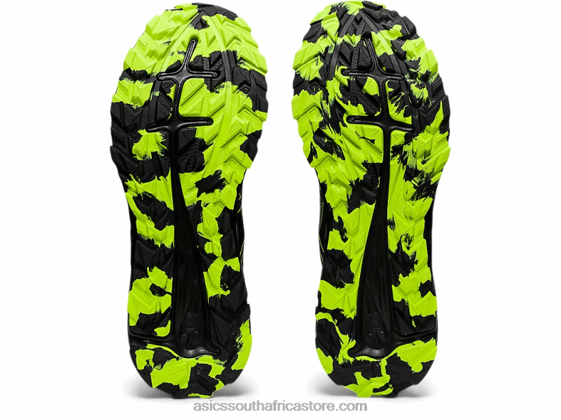 Men Asics Gel-Excite Trail LH4X01582 Black/Hazard Green