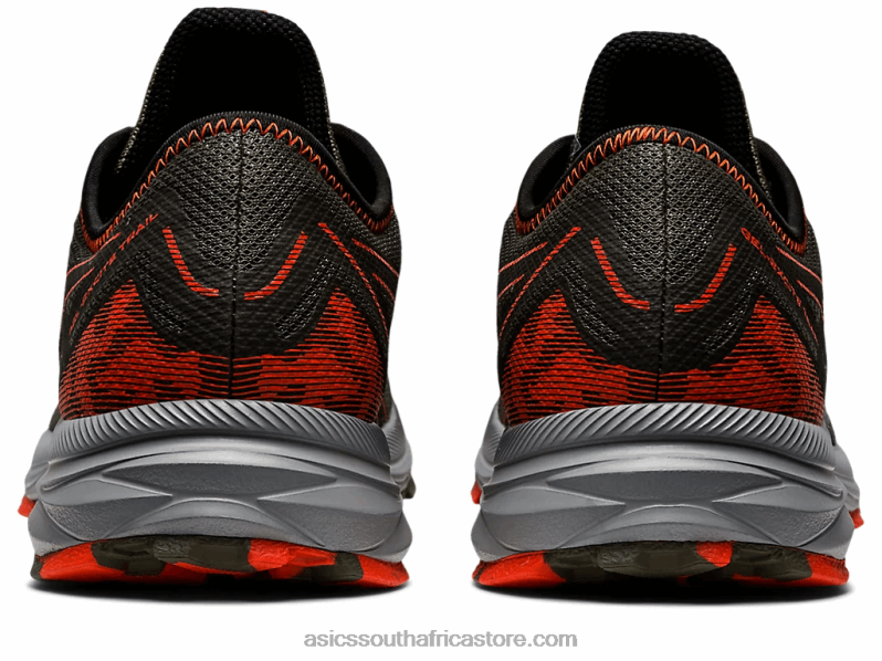 Men Asics Gel-Excite Trail LH4X0910 Mantle Green/Cherry Tomato