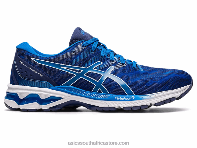 Men Asics Gel-Jadeite LH4X0372 Deep Ocean/White