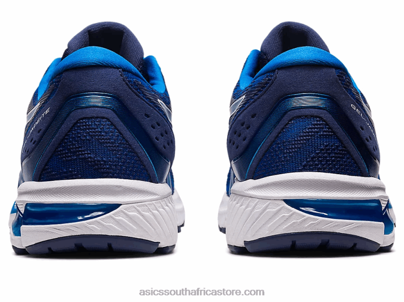 Men Asics Gel-Jadeite LH4X0372 Deep Ocean/White