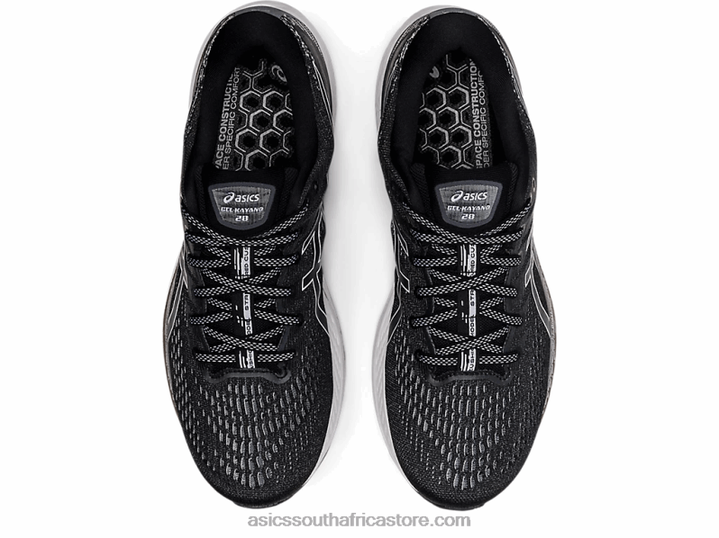 Men Asics Gel-Kayano 28 Extra Wide LH4X01868 Black/White