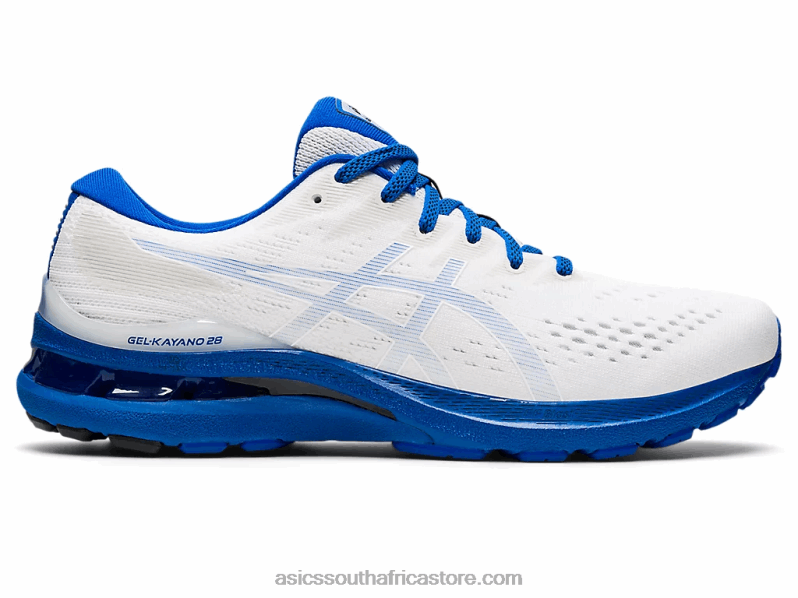 Men Asics Gel-Kayano 28 LH4X01199 White/Tuna Blue