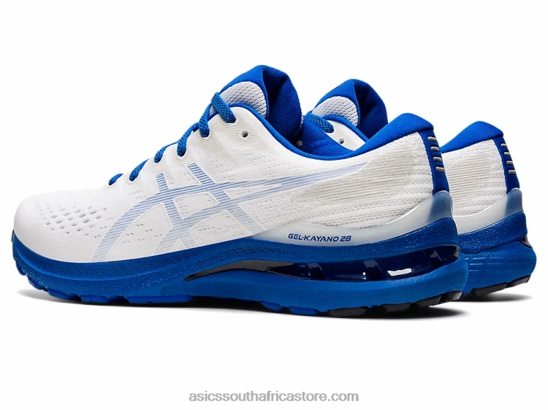 Men Asics Gel-Kayano 28 LH4X01199 White/Tuna Blue