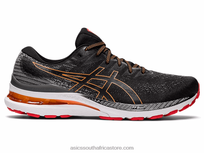 Men Asics Gel-Kayano 28 LH4X01546 Black/Clay Grey